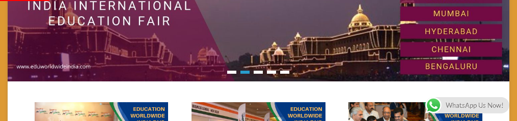 Educación en todo o mundo India Feiras de educación Nova Delhi