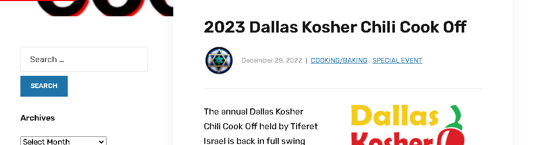 Dallas Kosher Chili Cook-off
