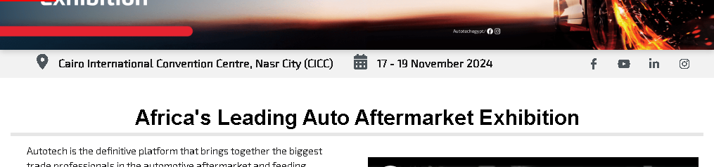 Autotech - Expoziție internațională pentru piața de schimb auto