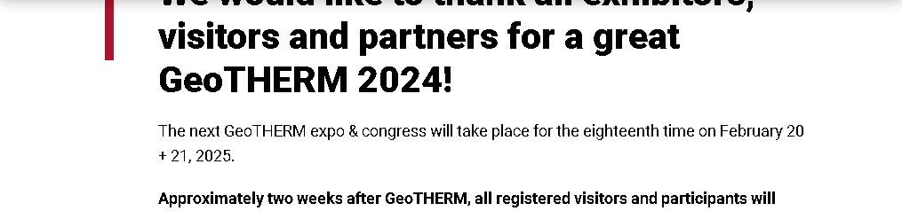 Geotherm Expo & Congress