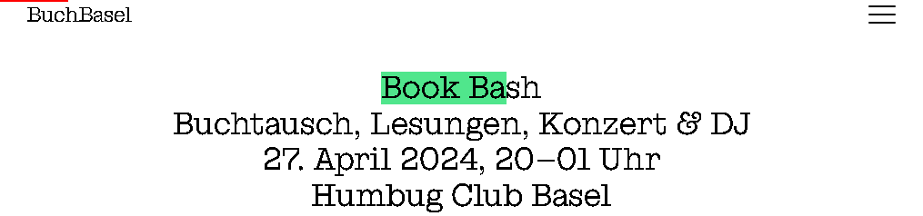 International Literature Festival BuchBasel Basel 2024