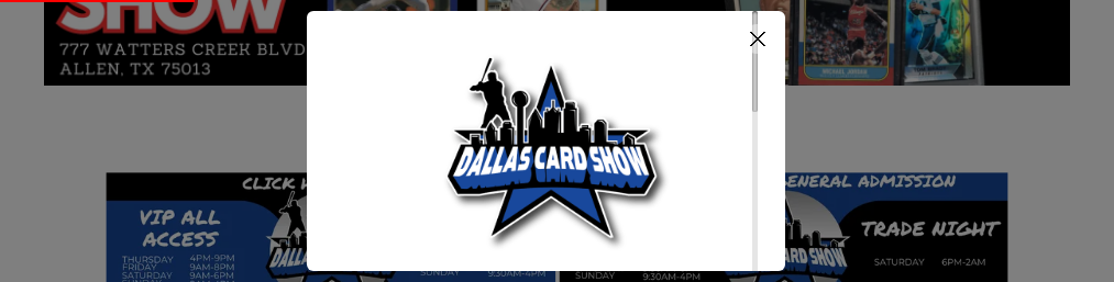 Spectacle de cartes de Dallas