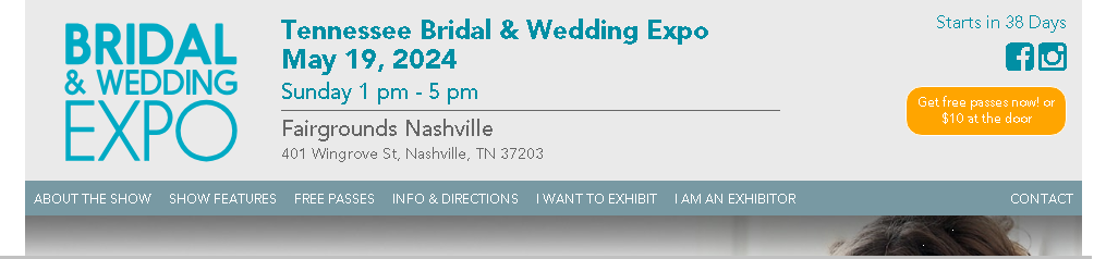 Tennessee Bridal & Wedding Expo Nashville 2024