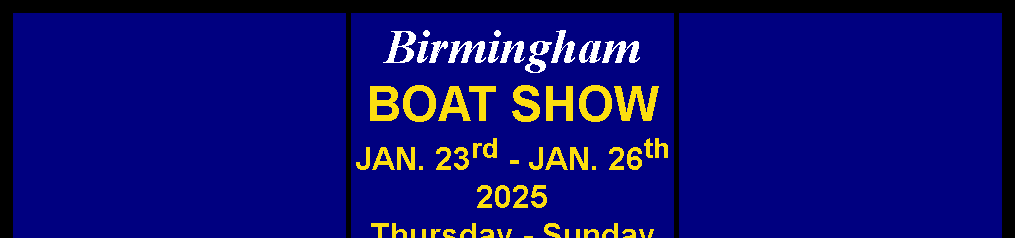 Bootshow van Birmingham