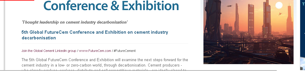 Budúca konferencia a výstava cementu