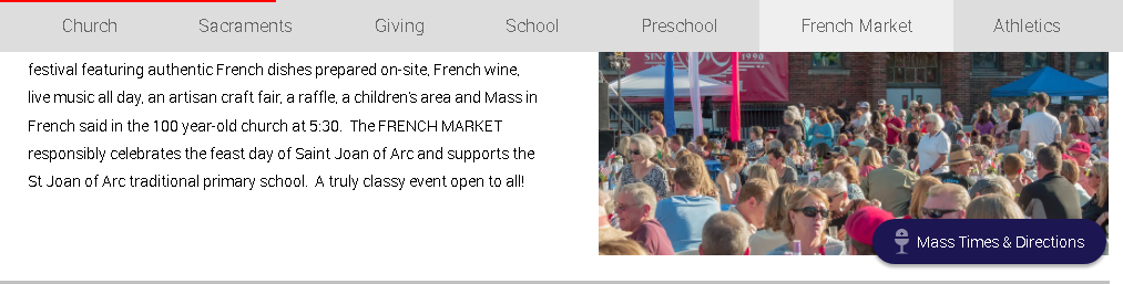 جشنواره بازار فرانسه سنت ژان آرک