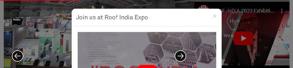 ROOF INDIA Exhibition