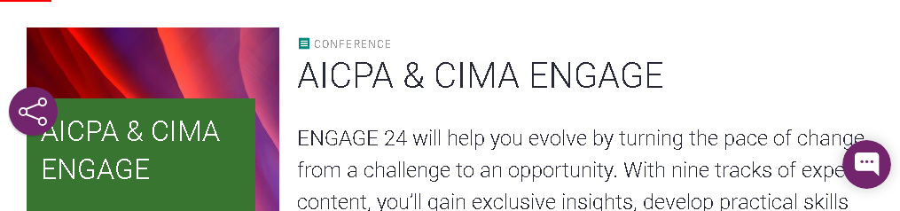 AICPA และ CIMA ENGAGE