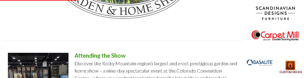 Щорічна виставка Colorado Garden & Home Show
