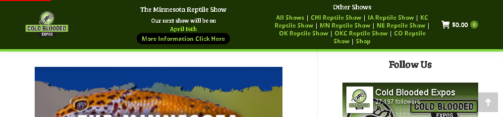 Выставка рептилий Миннесоты