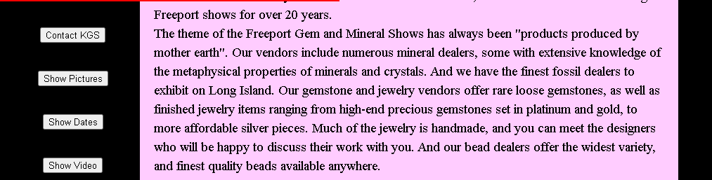 Espectáculo de gemas y minerales de Freeport