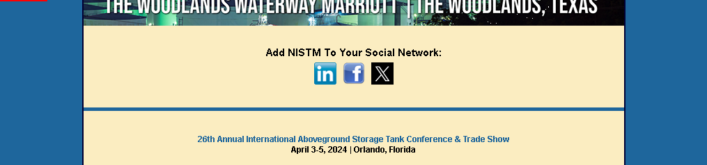 Annual National Aboveground Storage Tank Conference & Trade Show