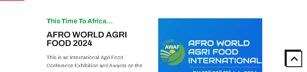 एफ्रो विश्व कृषि खाद्य सम्मेलन प्रदर्शनी और पुरस्कार