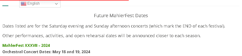 Kolorado Mahler Fest