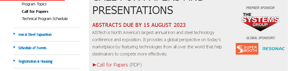 Iron & Steel Technology Conference and Exposition