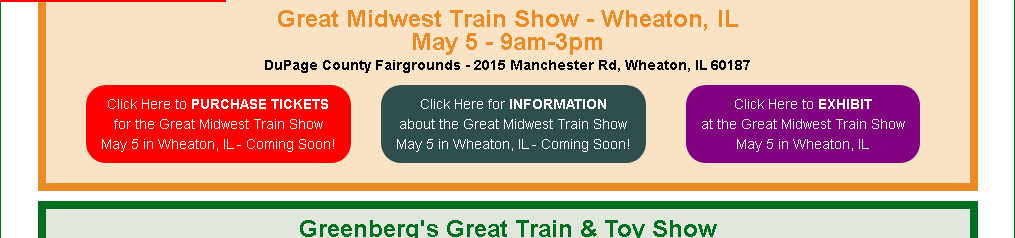 Greenbergs Train & Toy Show Wilmington