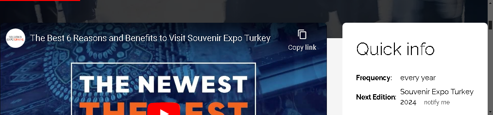 Souvenir Expo Türkiye - Touristic Gifts and Souvenirs Exhibition