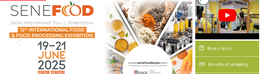 SeneFood - International Food, Food Processing Fair Rufisque 2024