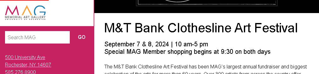 M&T Bank Clothesline Festival Rochester 2024
