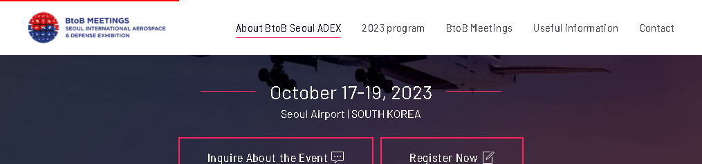 Seoul International Aeropspace & Defense Exhibition BtoB Meetings Seongnam-si 2024