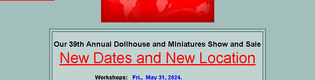 Exposición y venta de casas de muñecas y miniaturas