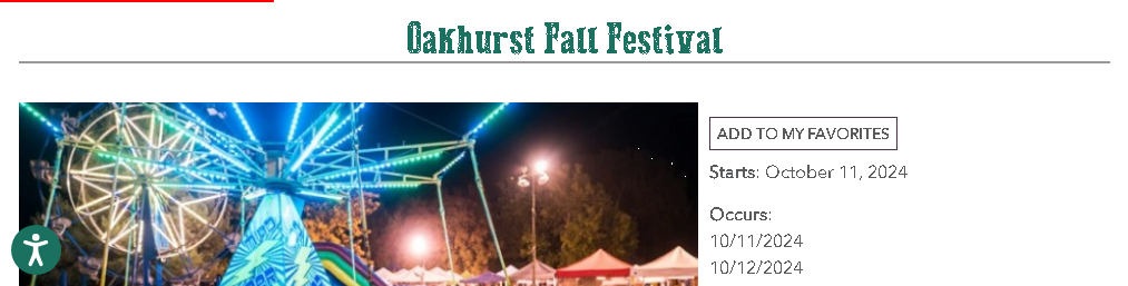 Oakhurst Fall Festival Oakhurst 2024