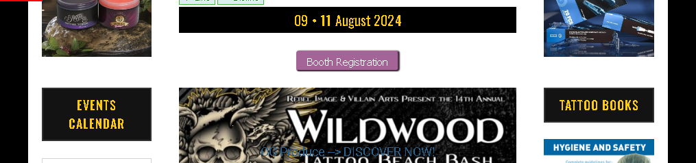 Fête de plage de tatouage de Wildwood