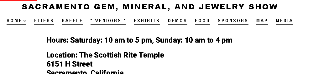 Annual Gem, Jewelry, Mineral and Rock Show