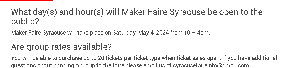 Maker Faire Syracuse