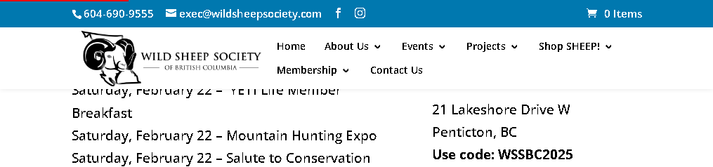 Groet aan Conservation & Mountain Hunting Expo