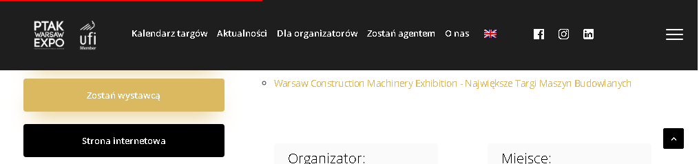 Razstava orodij in strojne opreme v Varšavi