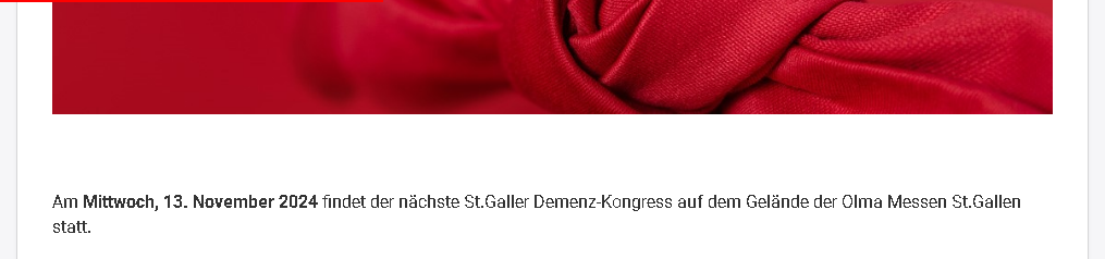 St. Galler Dementia Congress Saint Gallen 2024