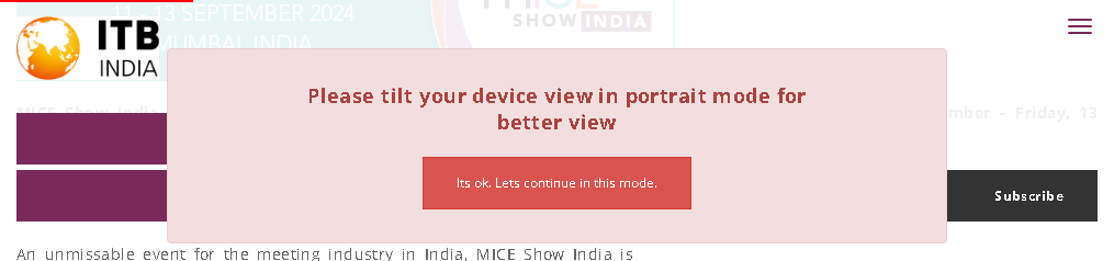 MICE Покажете Индия