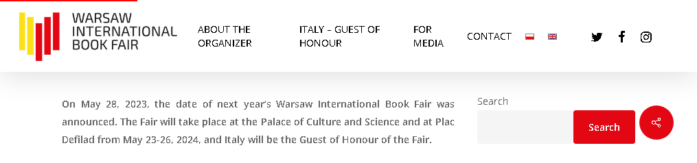 Warsaw International Book Fair Warsaw 2024