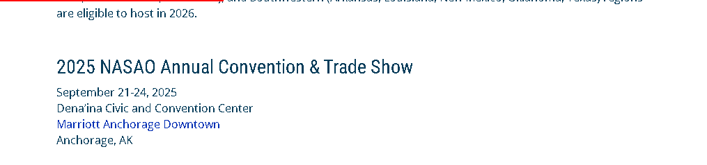 NASAO Annual Convention and Tradeshow