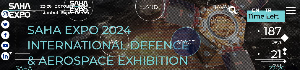 SAHA EXPO - Defence & Aerospace Exhibition Bakırköy/Istanbul 2024