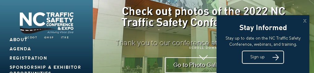 Конференція та виставка з безпеки дорожнього руху в Північній Кароліні