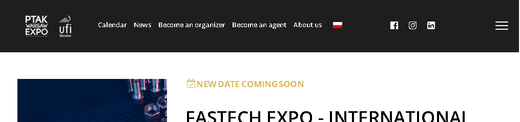 Fastech Expo - Internasionale Beurs van Bevestiging, Koppeling en Bevestigingstegnologieë