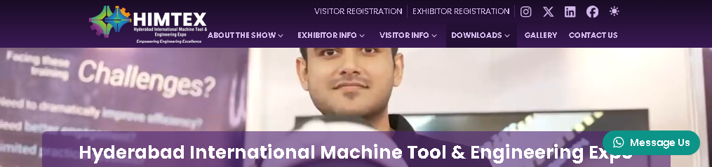 Salon international des machines-outils et de l'ingénierie à Hyderabad