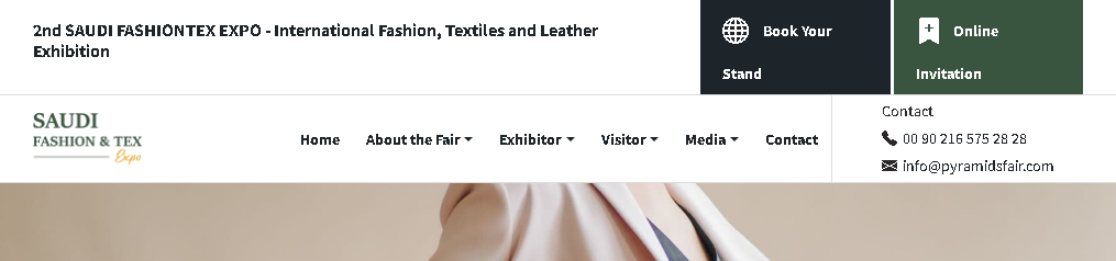 Saudi Fashiontex Expo - International Fashion, Textiles and Leather Exhibition