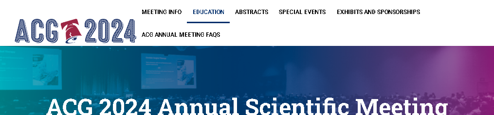 Reunião Científica Anual e Curso de Pós-Graduação da ACG