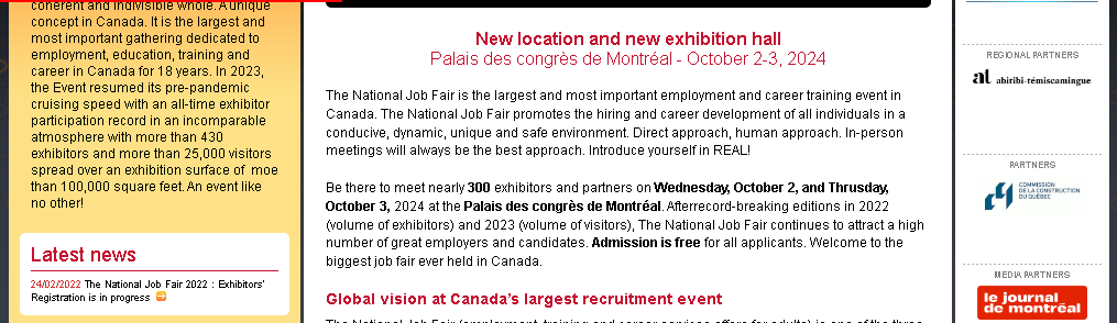 The National Job Fair Montreal