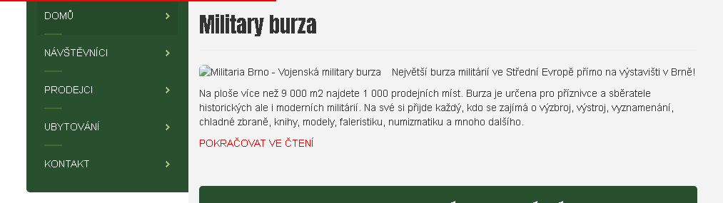 Militaria Brno - Burza