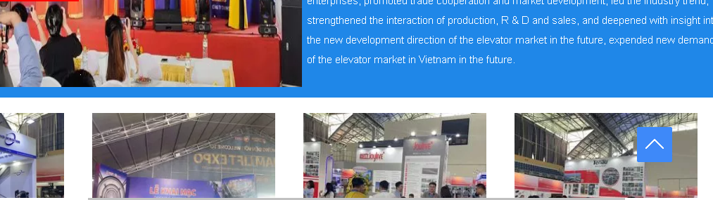 Internationale liftexpo in Vietnam