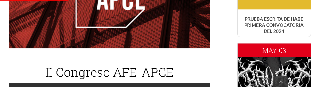 II Congreso AFE-APCE