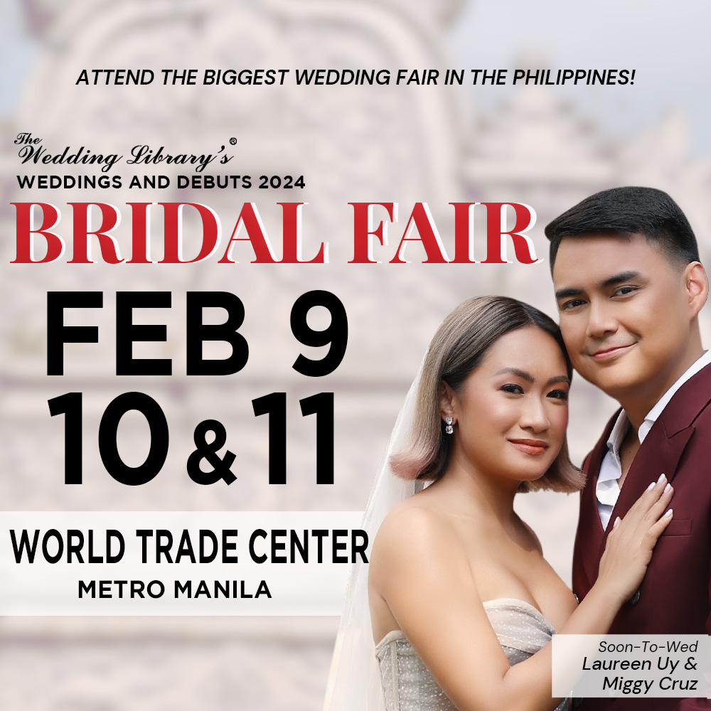 Il matrimonio e il debutto di The Wedding Library nelle Filippine
