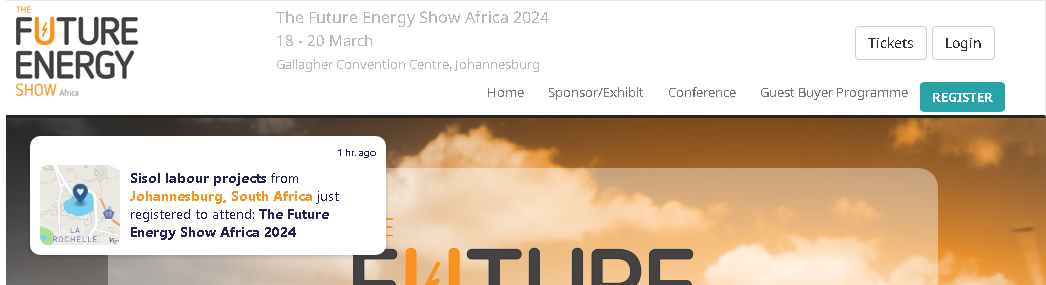 Solární show Afrika