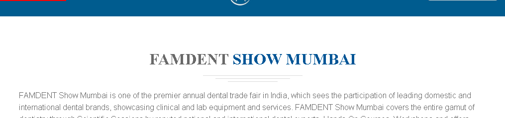 Famdent Show Mumbai