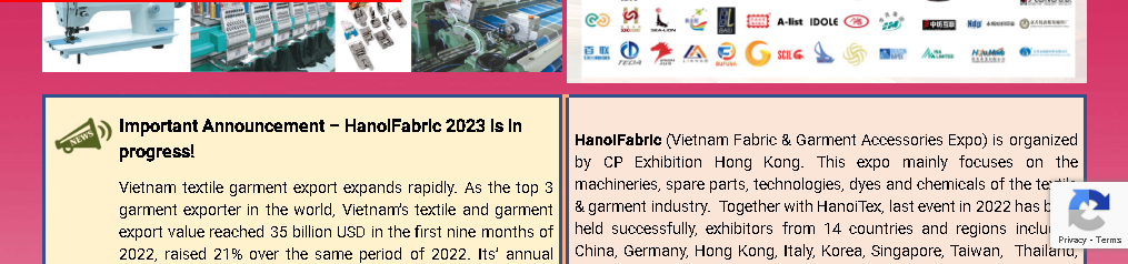Vietnam Fabric & Garment Accessories Expo