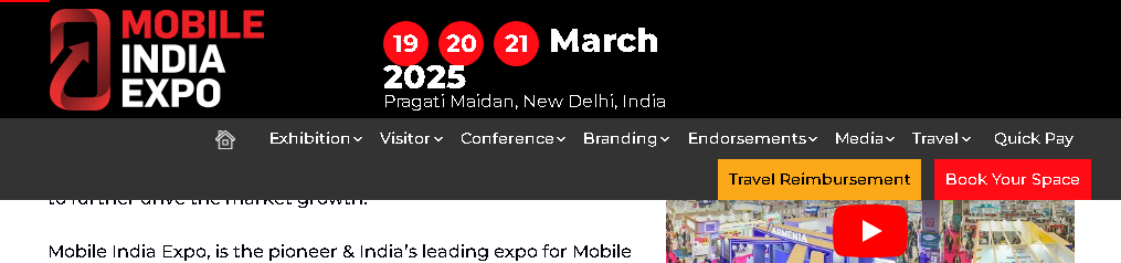 Expo mobile dell'India